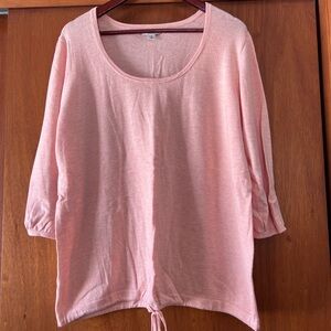 Old Navy Light Peach Long Sleeve Top